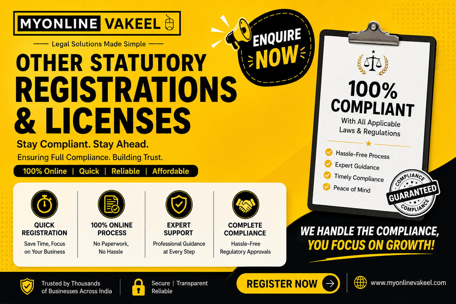 Other Statutory Registrations & Licenses image